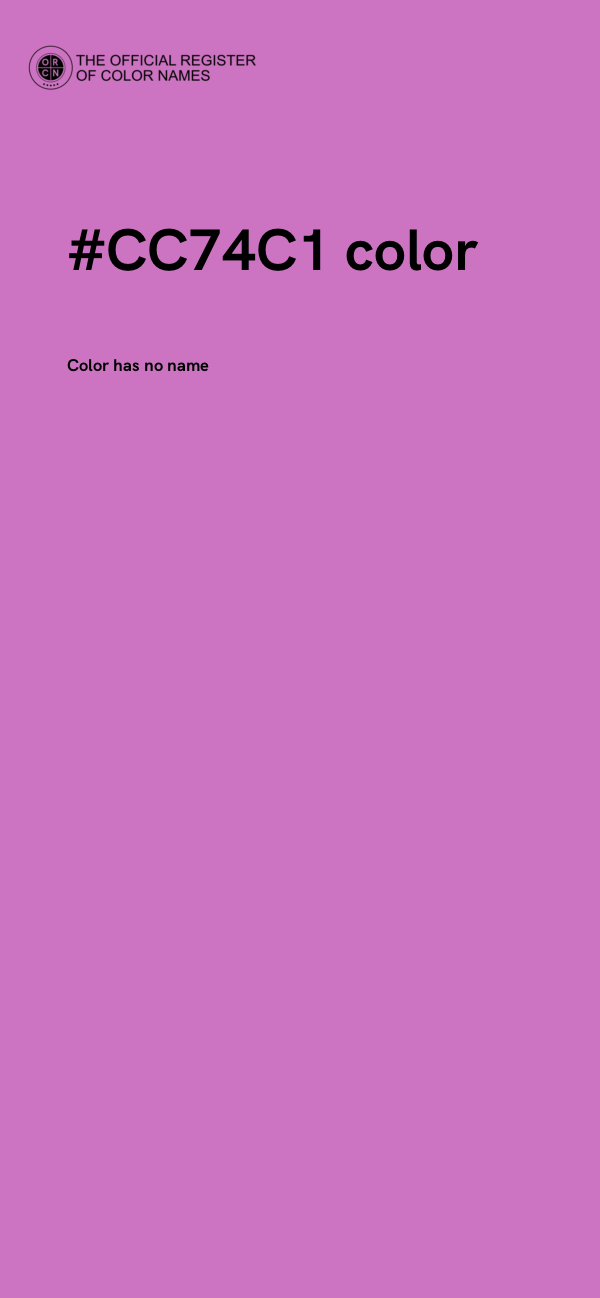 #CC74C1 color image