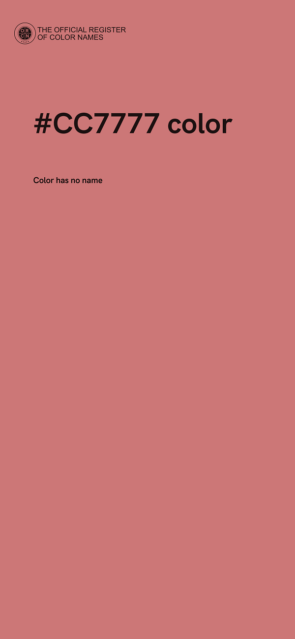#CC7777 color image