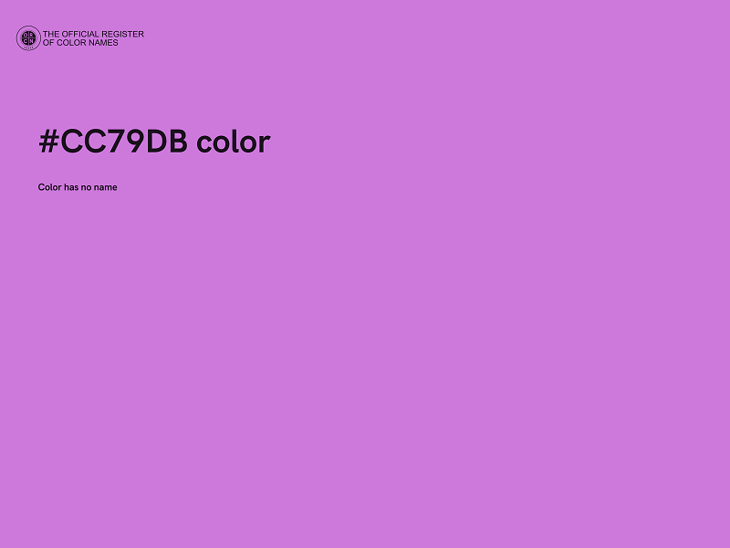 #CC79DB color image