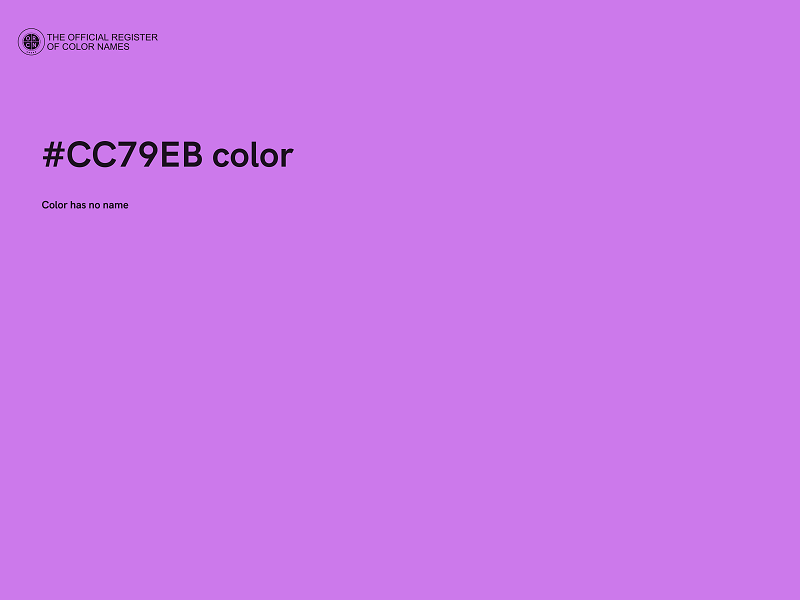 #CC79EB color image
