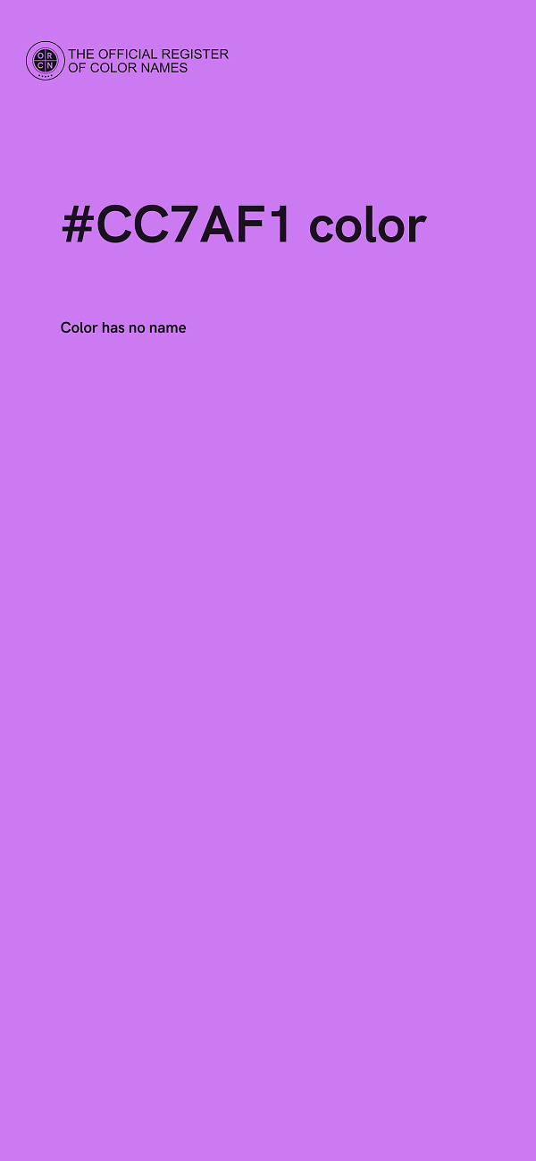 #CC7AF1 color image