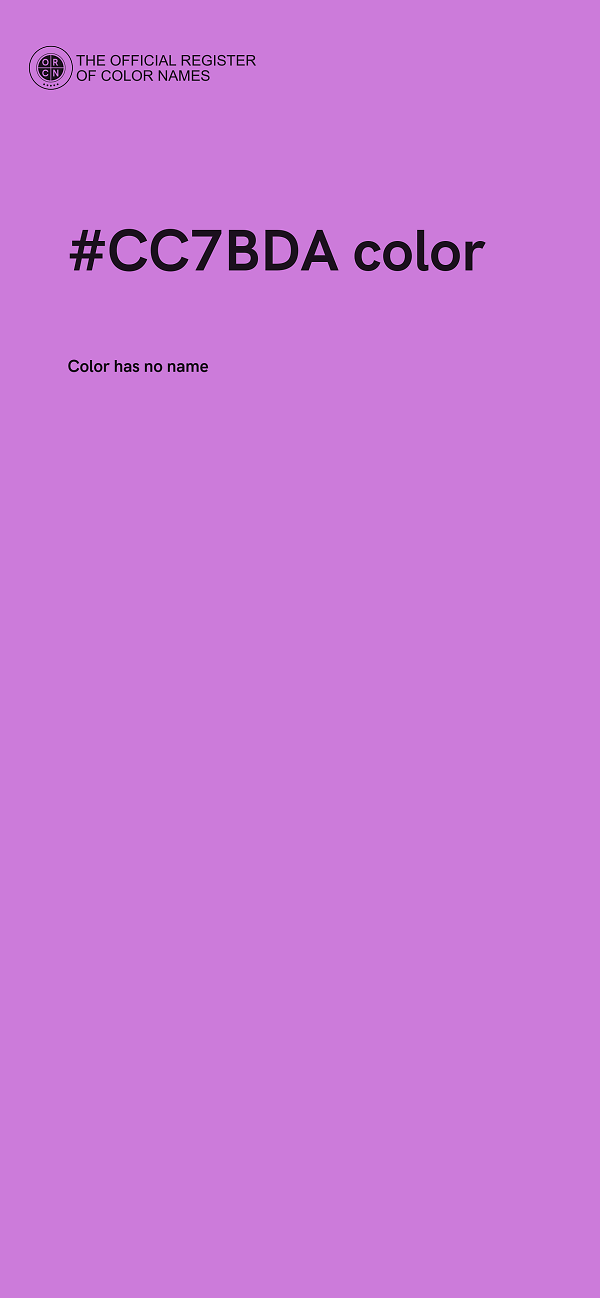 #CC7BDA color image