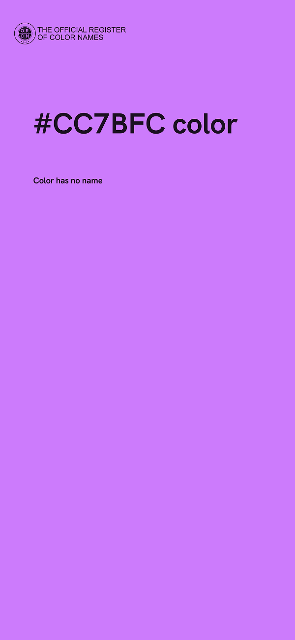 #CC7BFC color image