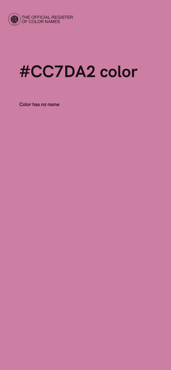#CC7DA2 color image