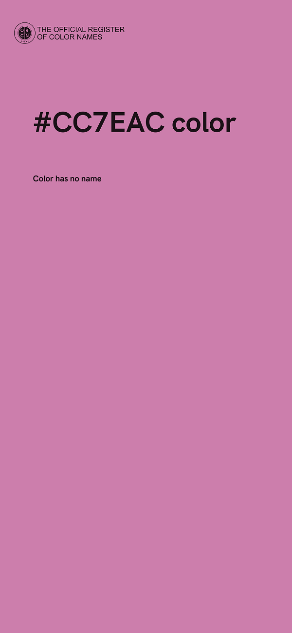 #CC7EAC color image
