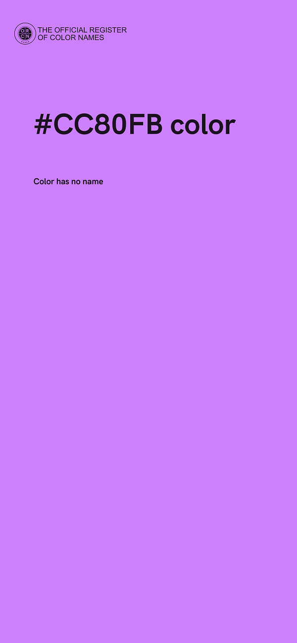 #CC80FB color image
