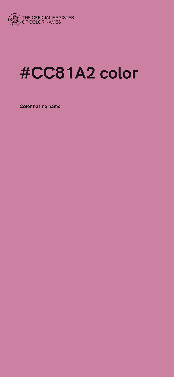 #CC81A2 color image