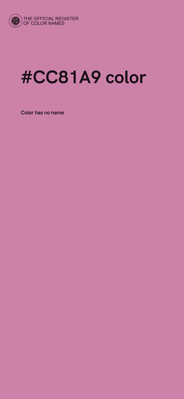 #CC81A9 color image