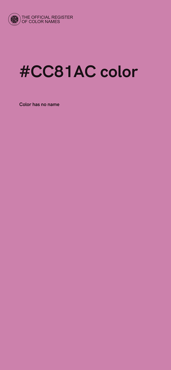 #CC81AC color image