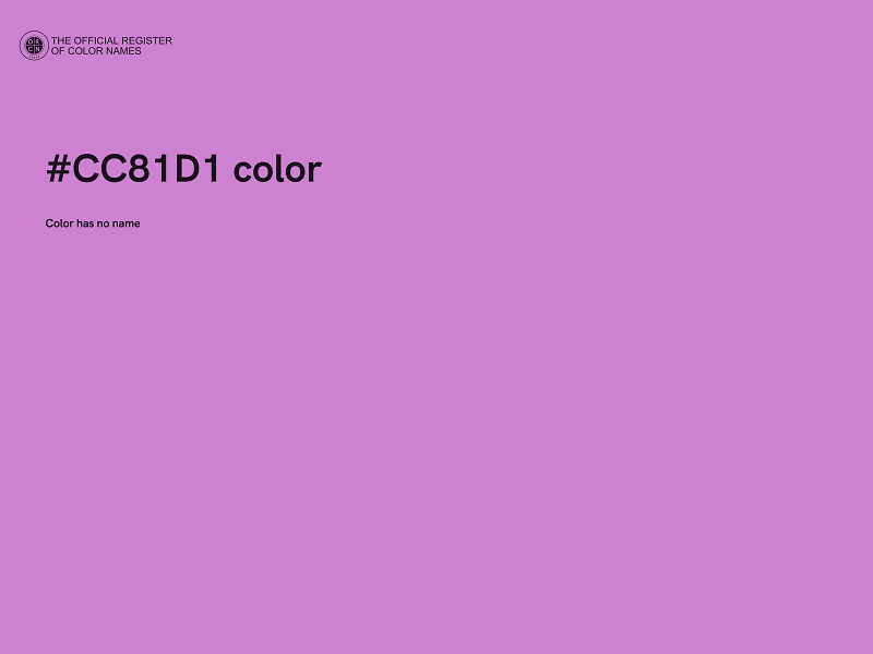 #CC81D1 color image