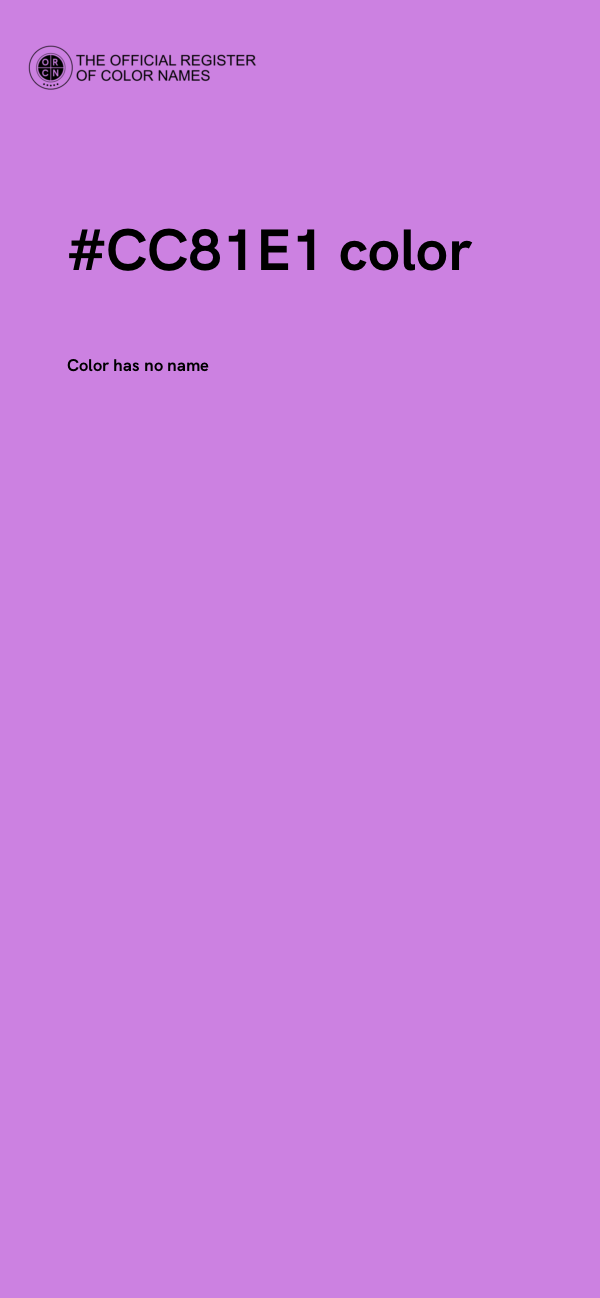 #CC81E1 color image