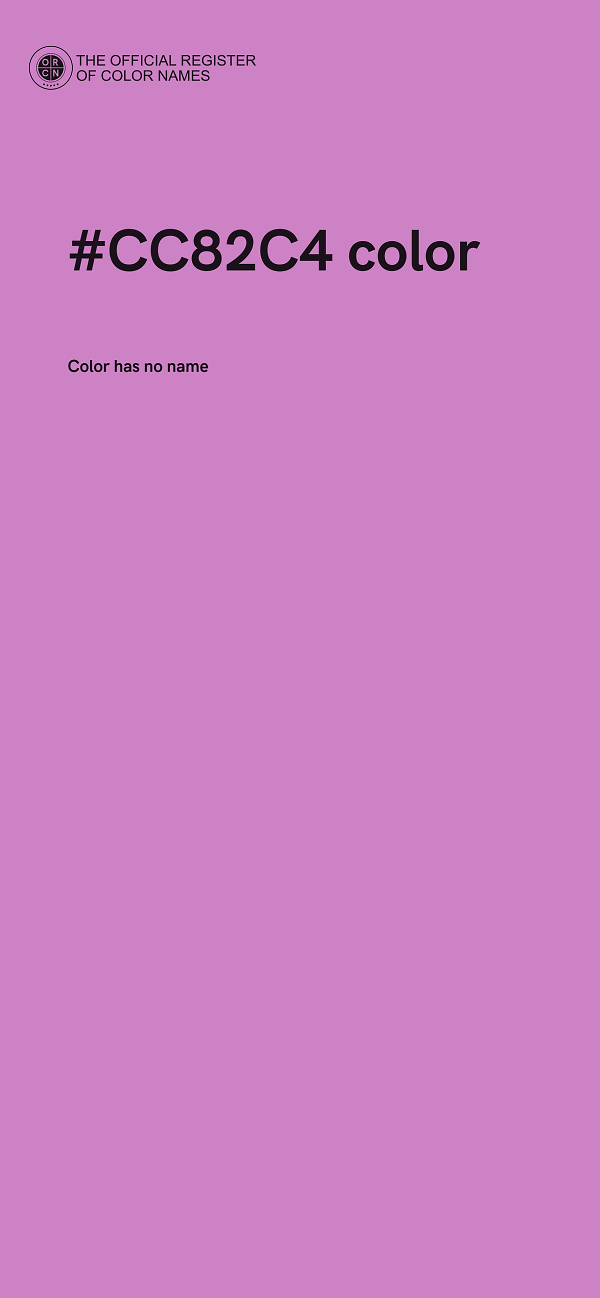 #CC82C4 color image