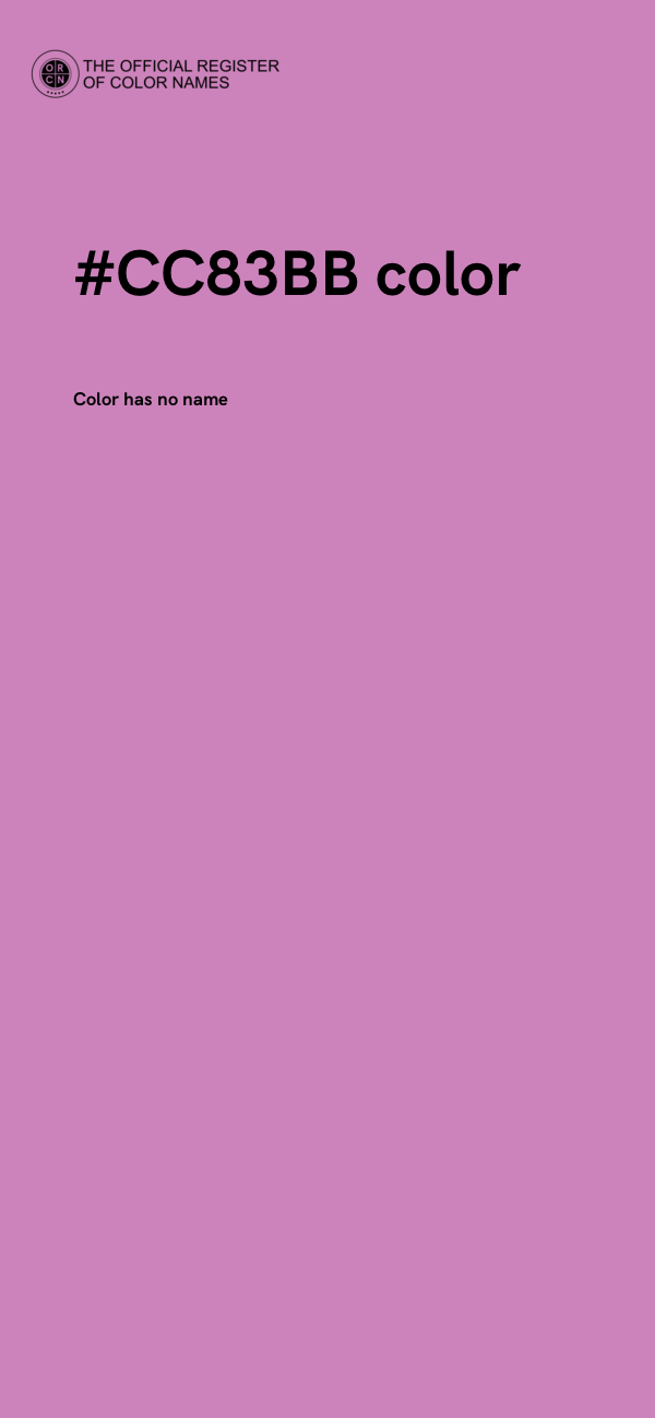 #CC83BB color image