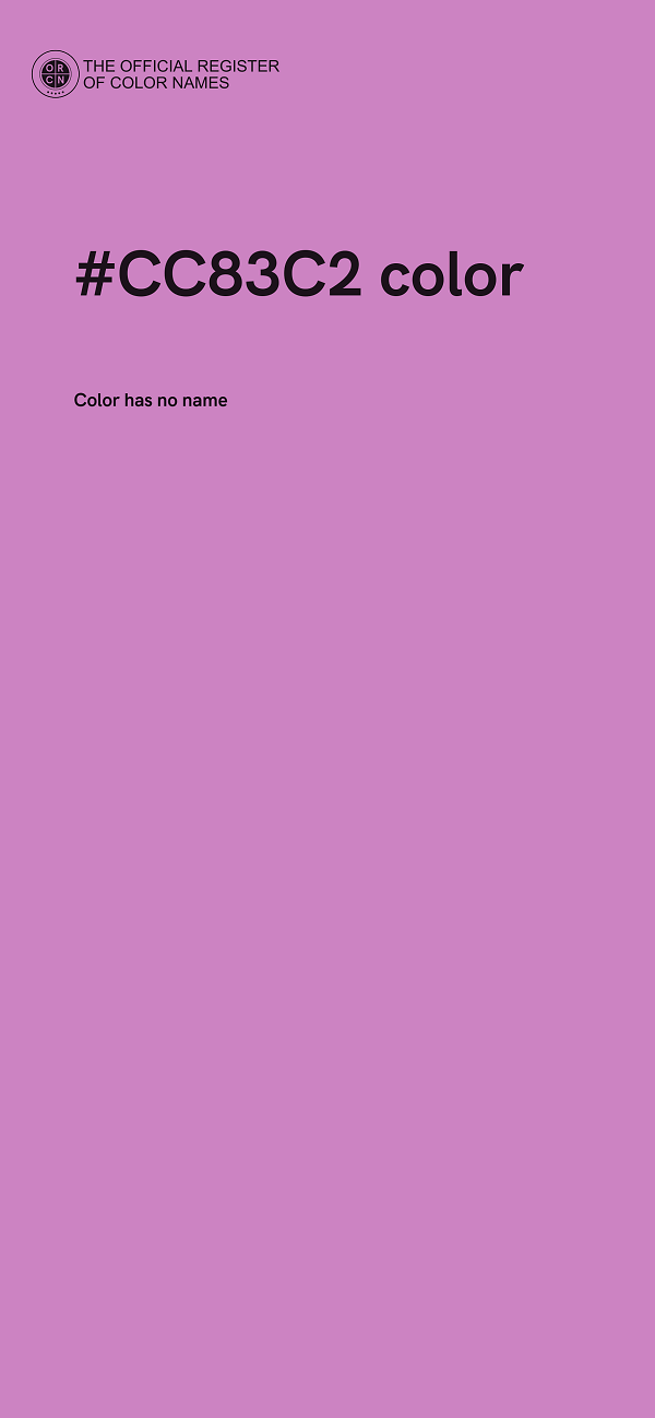 #CC83C2 color image