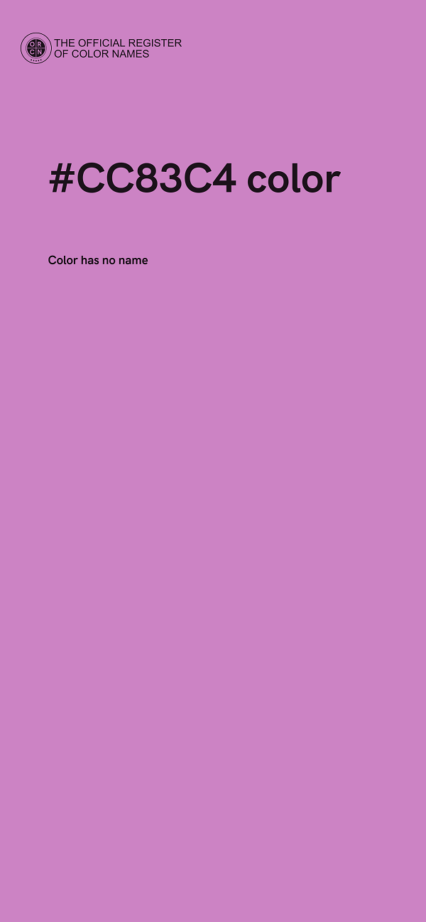 #CC83C4 color image