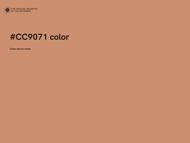 #CC9071 color image