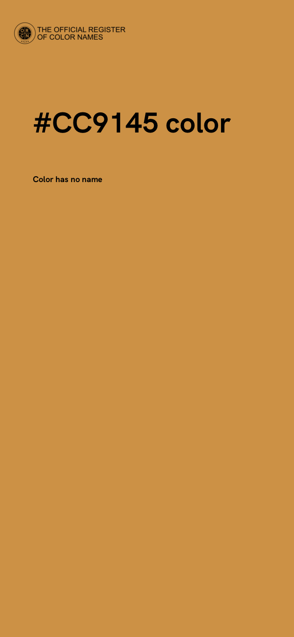 #CC9145 color image