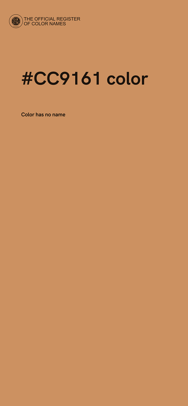 #CC9161 color image