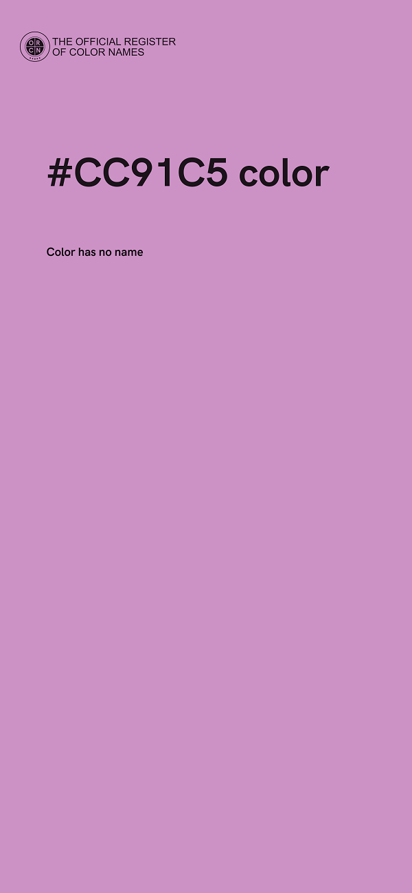 #CC91C5 color image
