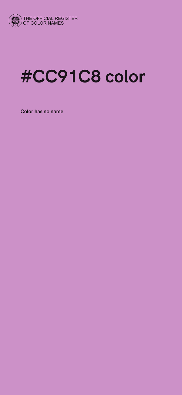 #CC91C8 color image
