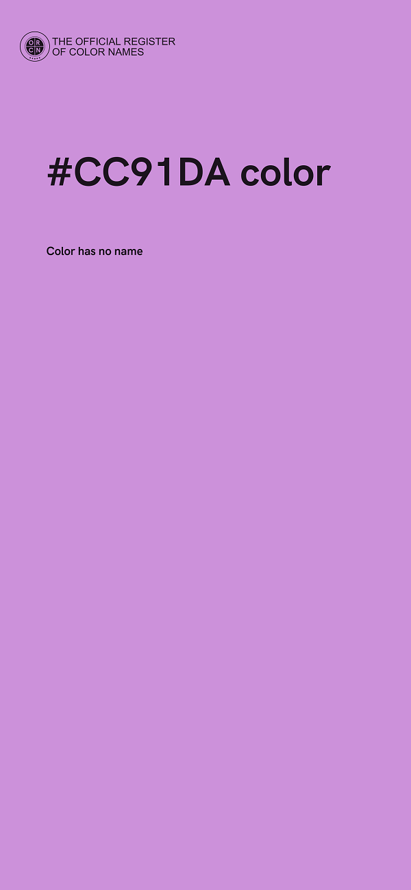 #CC91DA color image