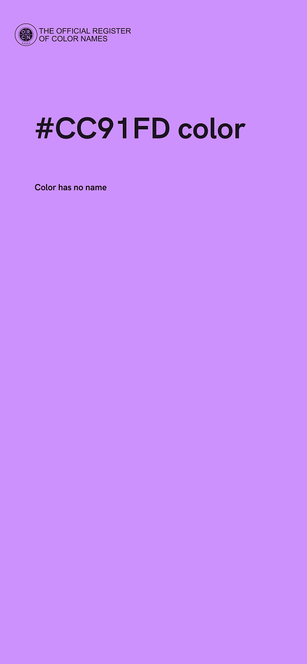 #CC91FD color image