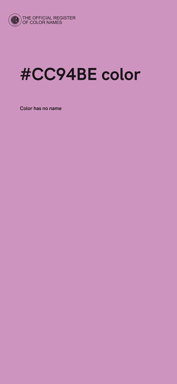 #CC94BE color image