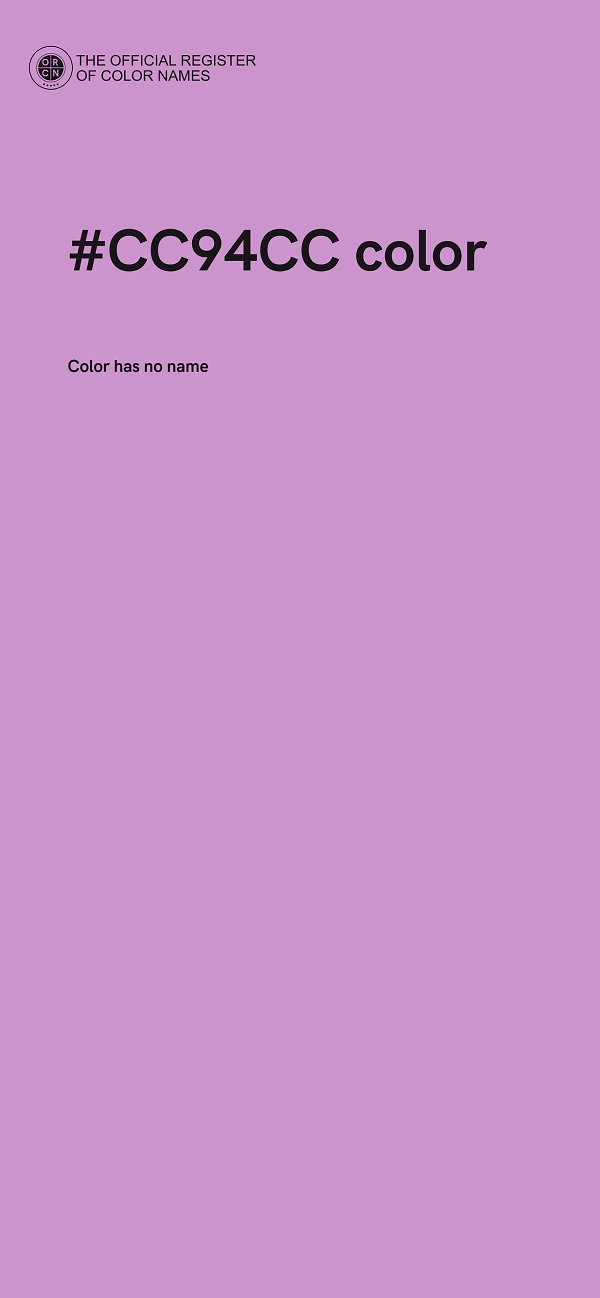 #CC94CC color image