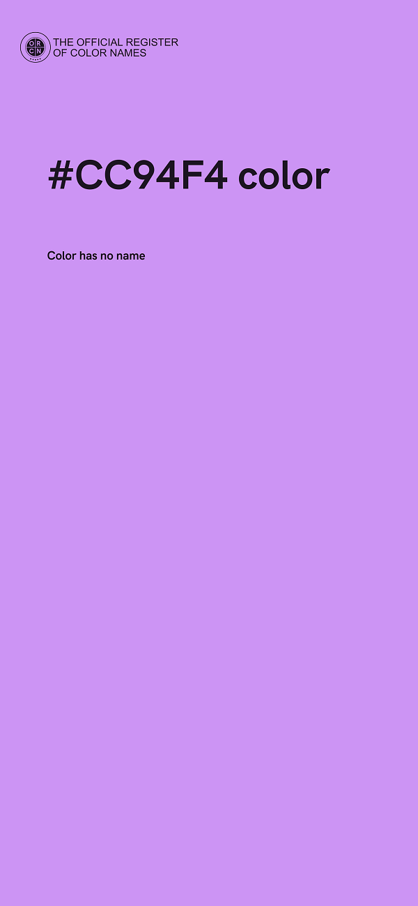 #CC94F4 color image