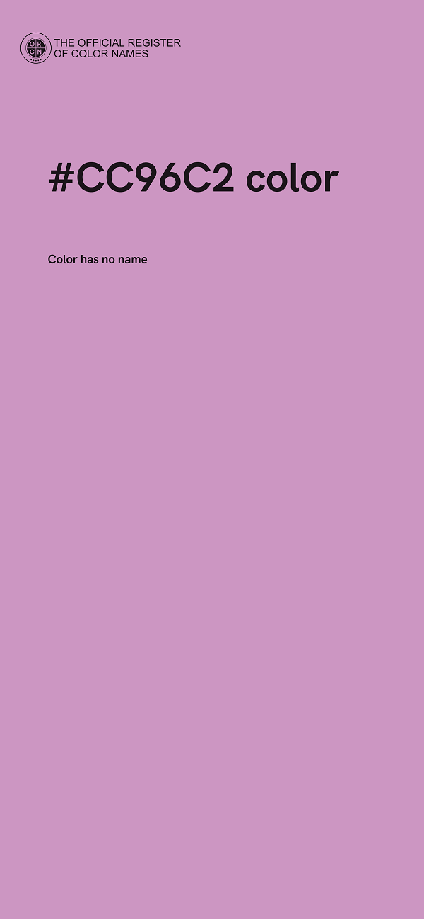 #CC96C2 color image