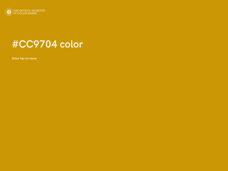 #CC9704 color image