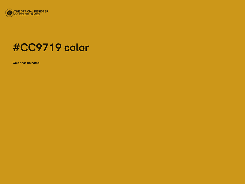 #CC9719 color image