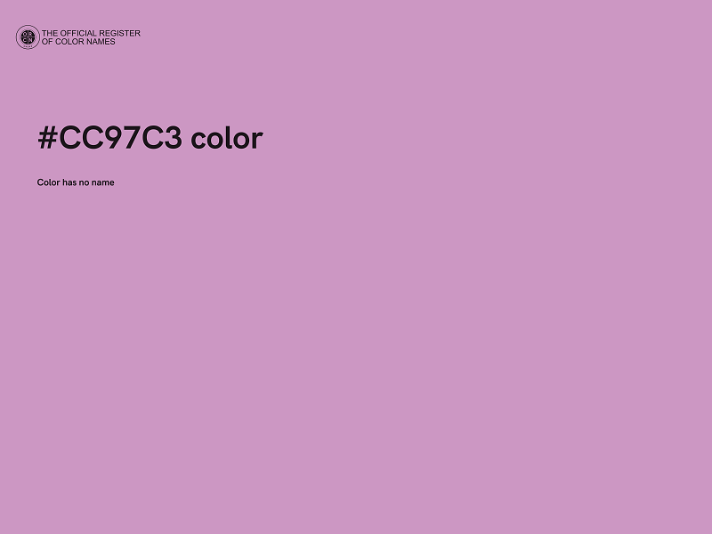 #CC97C3 color image