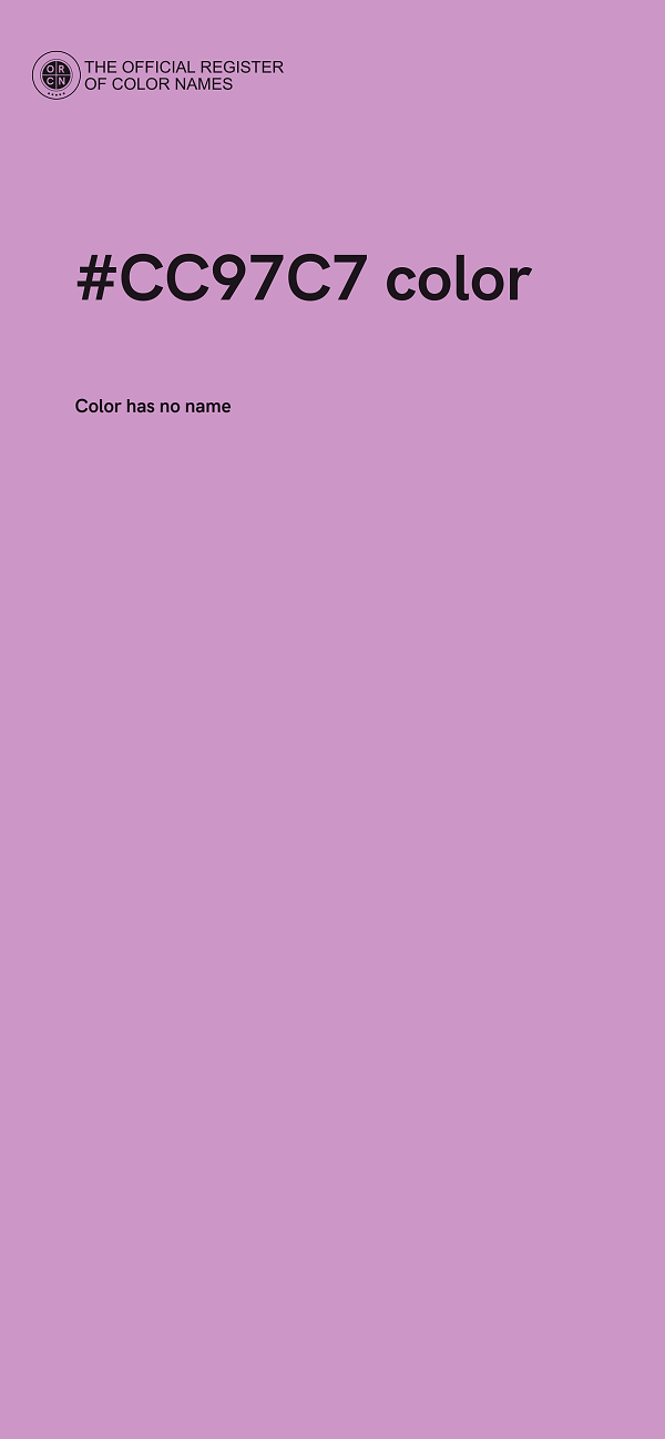 #CC97C7 color image