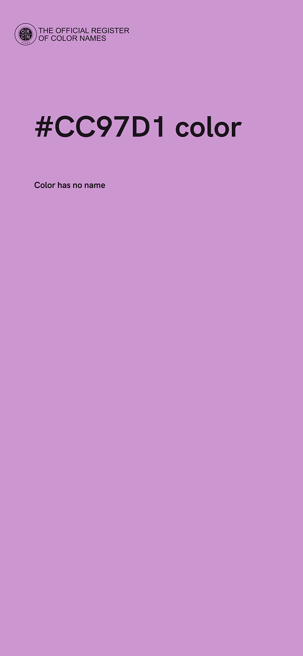 #CC97D1 color image