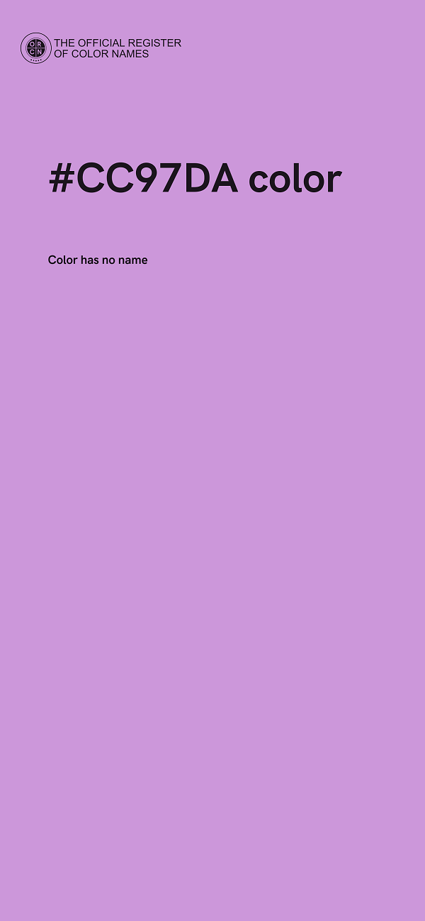#CC97DA color image