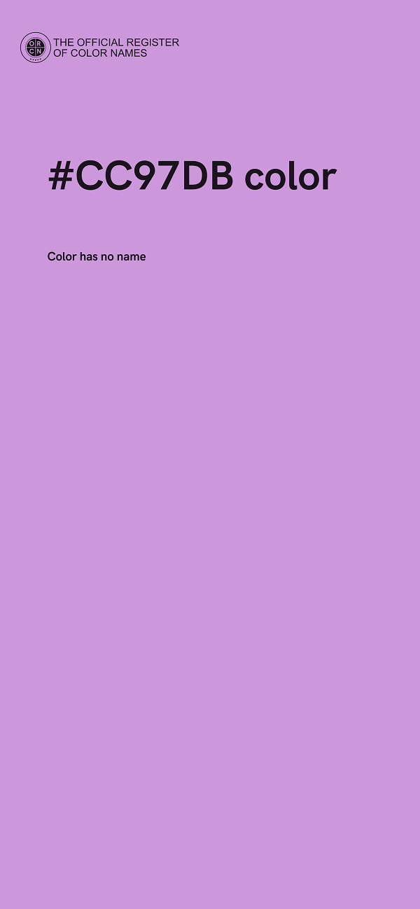 #CC97DB color image
