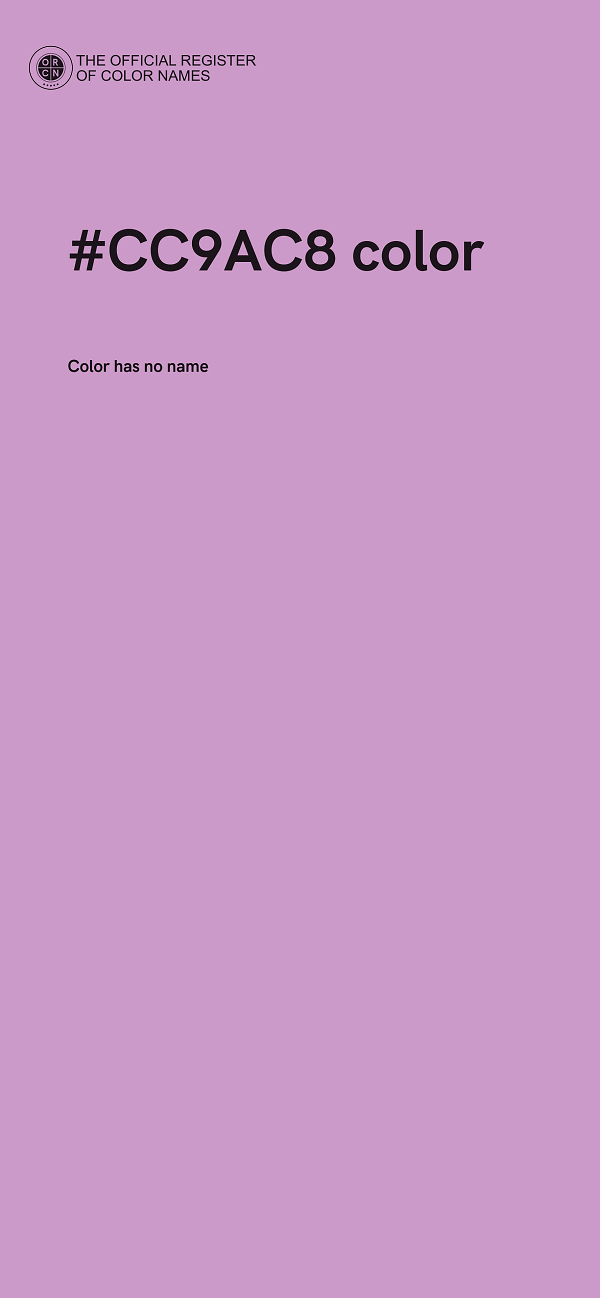 #CC9AC8 color image