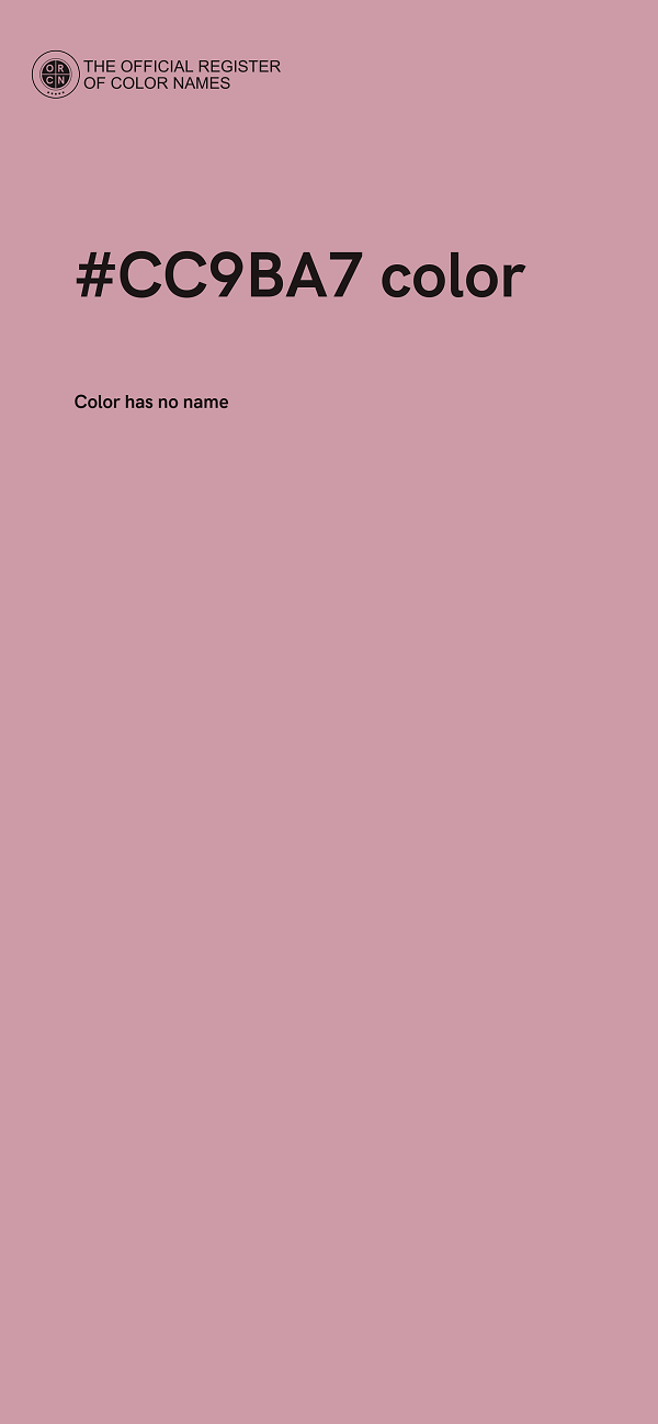 #CC9BA7 color image