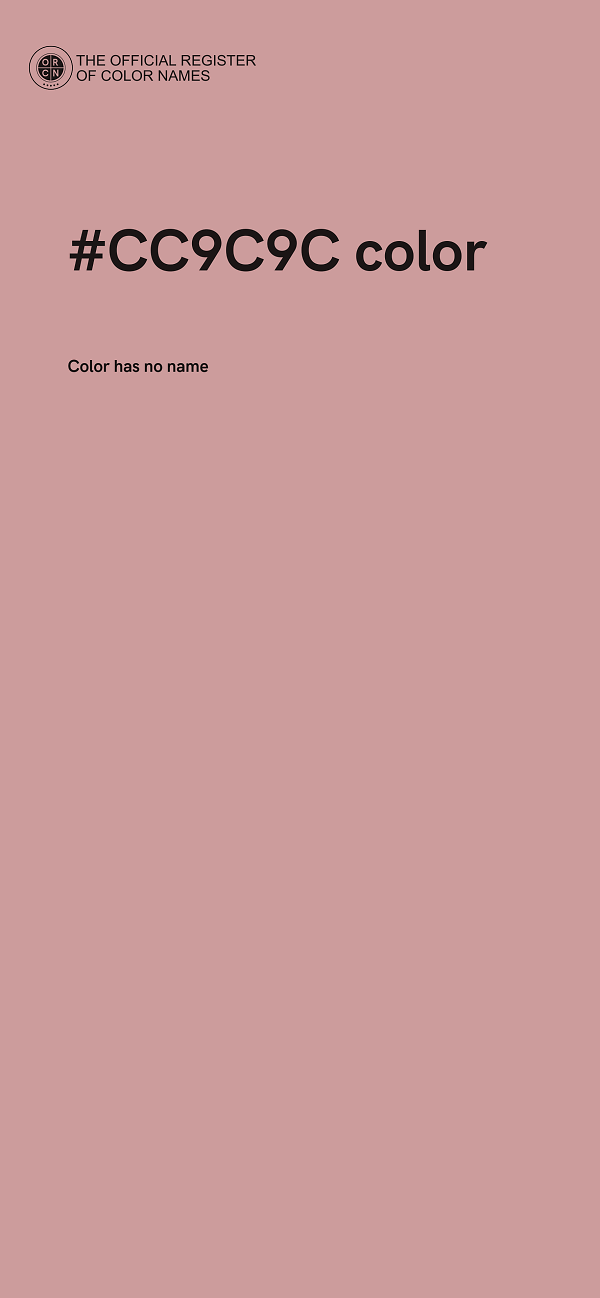 #CC9C9C color image