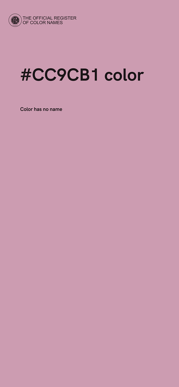 #CC9CB1 color image