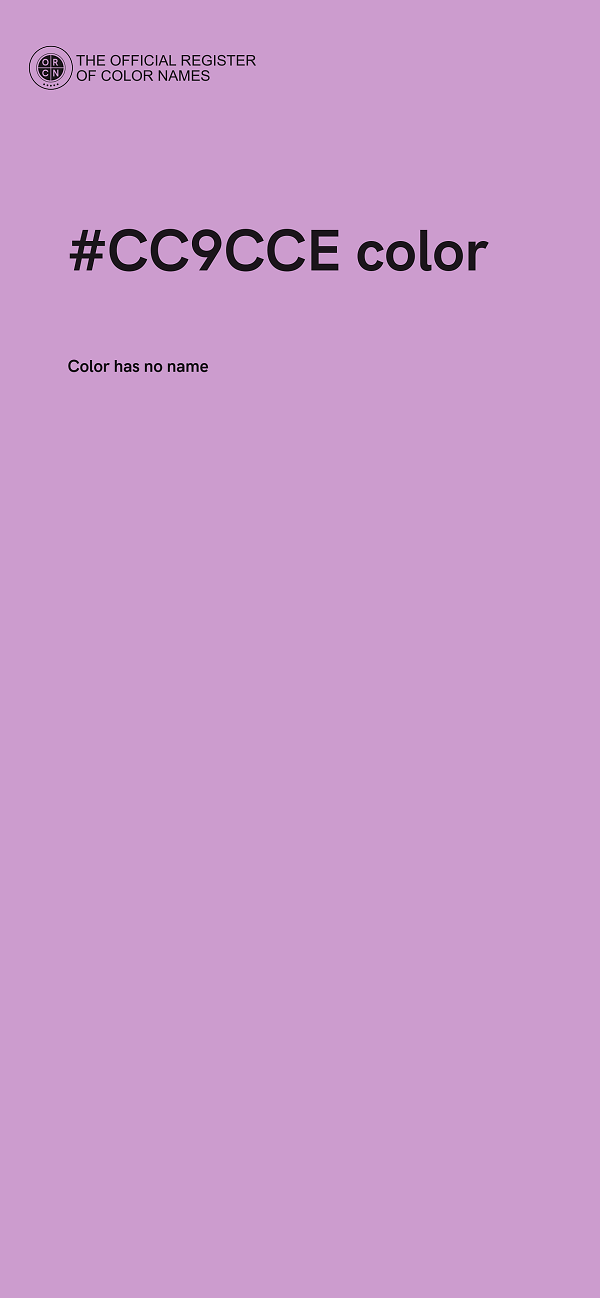 #CC9CCE color image