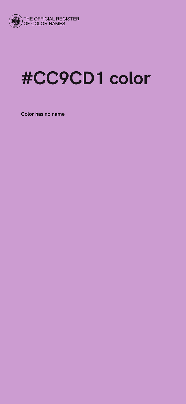#CC9CD1 color image