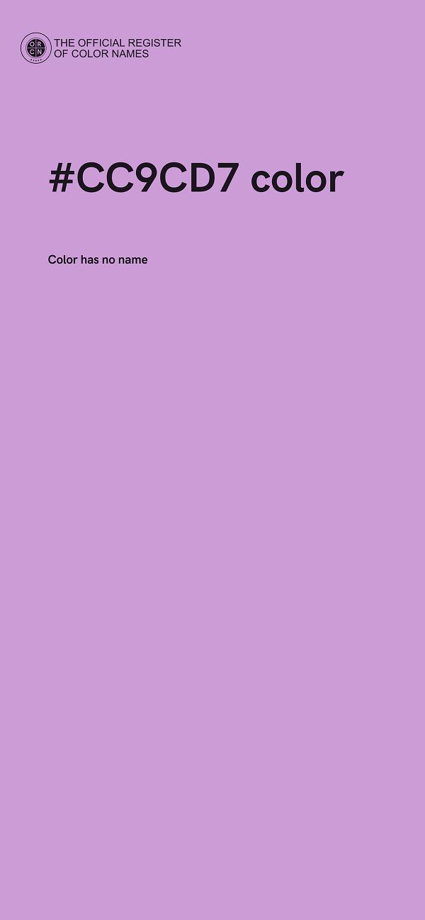 #CC9CD7 color image