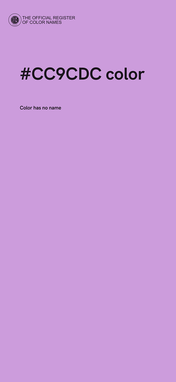 #CC9CDC color image