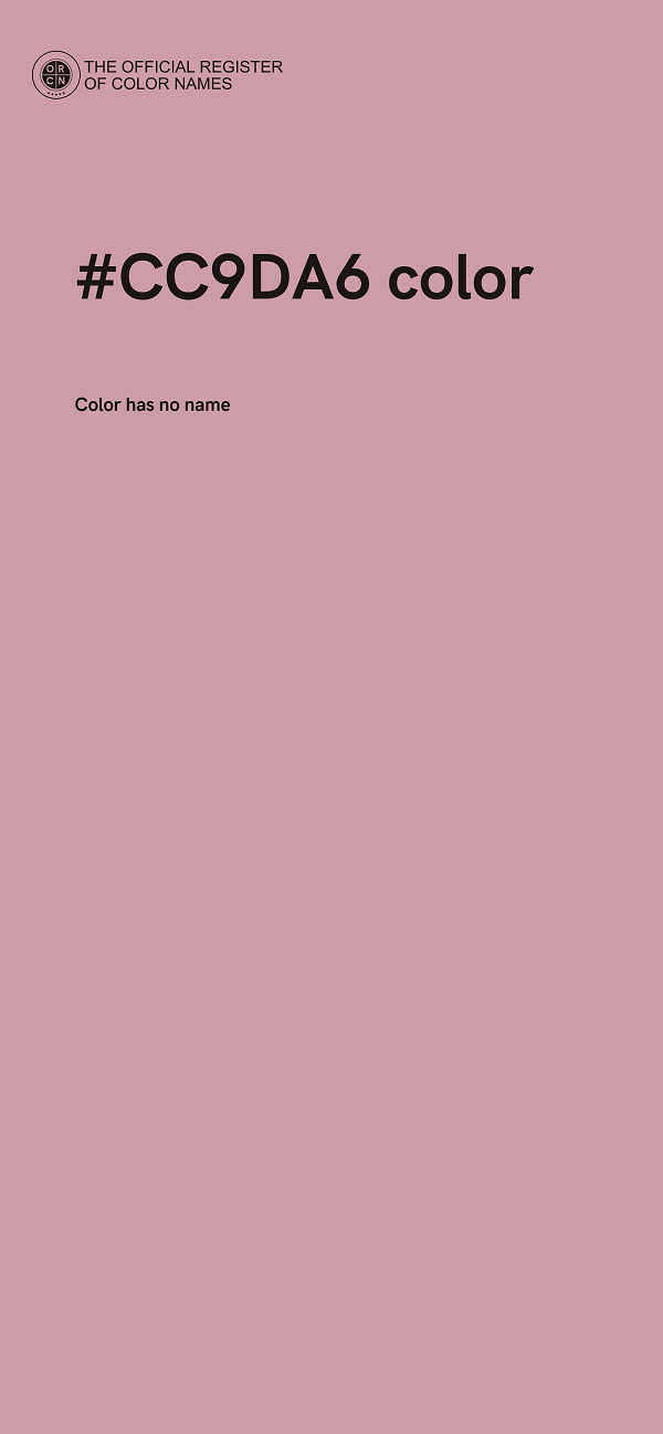 #CC9DA6 color image
