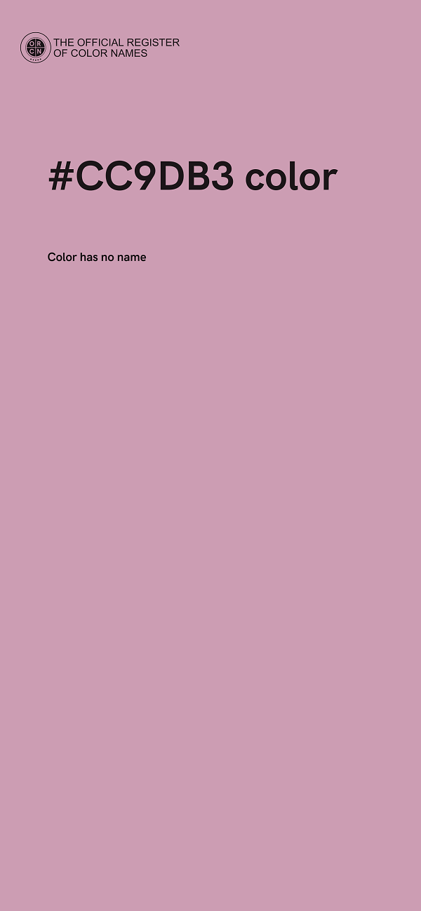 #CC9DB3 color image