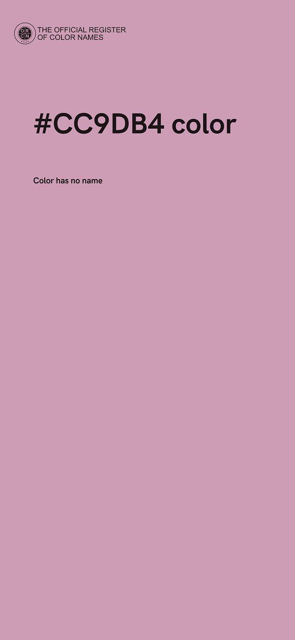 #CC9DB4 color image