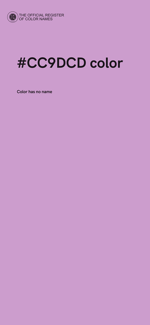 #CC9DCD color image