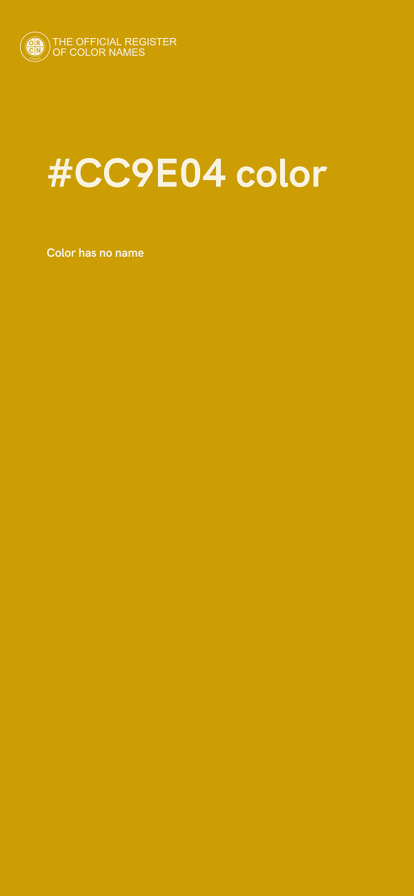 #CC9E04 color image